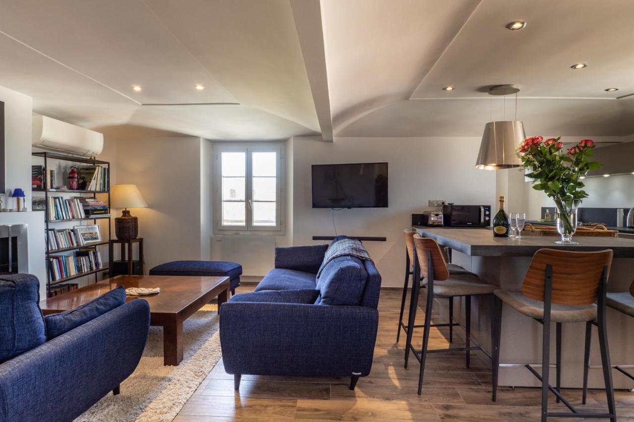 Charmant Appartement Spacieux Pour 6P Vue Mer Vieil Αντίμπ Εξωτερικό φωτογραφία
