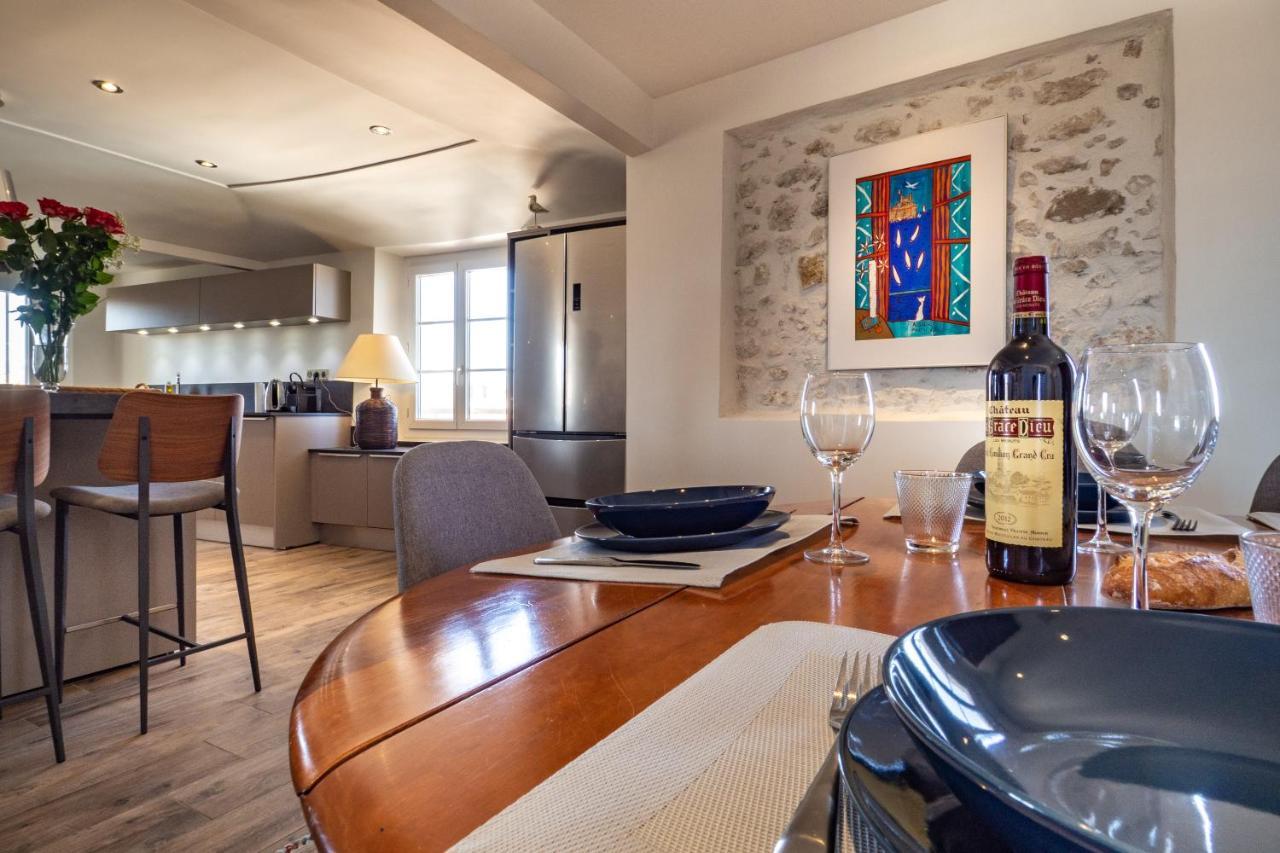 Charmant Appartement Spacieux Pour 6P Vue Mer Vieil Αντίμπ Εξωτερικό φωτογραφία