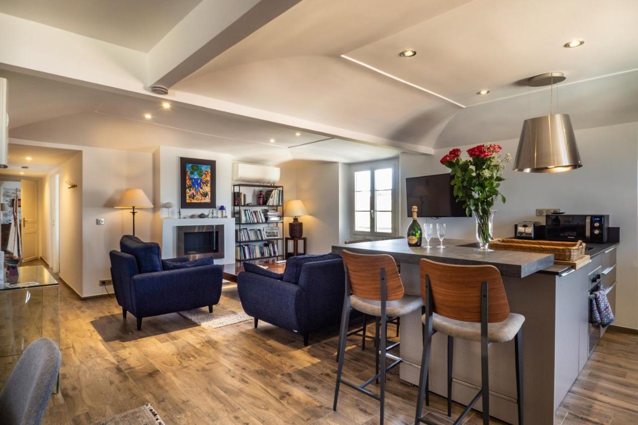 Charmant Appartement Spacieux Pour 6P Vue Mer Vieil Αντίμπ Εξωτερικό φωτογραφία
