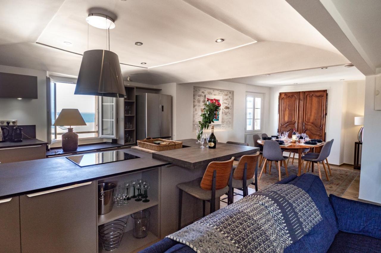 Charmant Appartement Spacieux Pour 6P Vue Mer Vieil Αντίμπ Εξωτερικό φωτογραφία